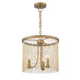 thumbnail image 2 of Golden Lighting 1771-3P PG-CRY 3 Light Pendant, Peruvian Gold & Crystal Strands, 2 of 5