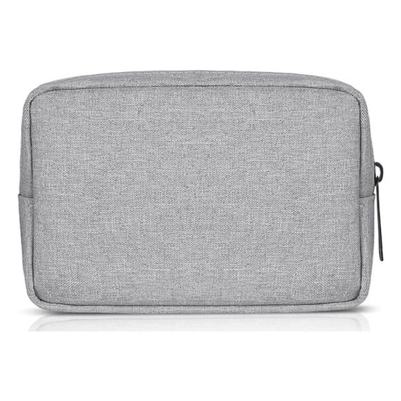 Bewildely Estuche portátil para bolsa de almacenamiento, organizador de dispositivos USB Digital, Cable para auriculares de viaje Almacenamiento y organización del hogar gris S