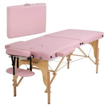 BestMassage Pink PU Portable Massage Table W/Free Carry Case U1 Bed Spa Facial
