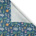 thumbnail image 4 of Ambesonne Space Valance Pack of 2, Alien Friends Astronaut, 42"X18", Multicolor, 4 of 5
