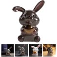 thumbnail image 2 of Miangastore Tea Pet Animal Resin Rabbit Color Changing 1Set, 2 of 7