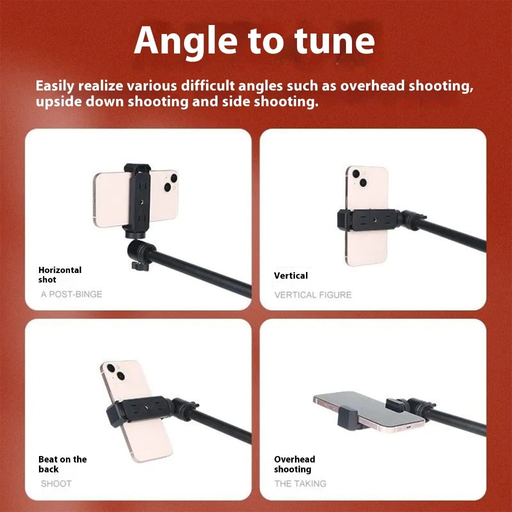 Overhead Mobile Phone Stand Desktop Shootings Phone Holder for Recording Video