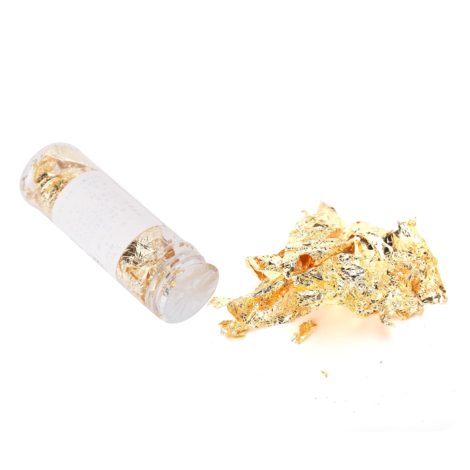 Loewten Foil Flakes,2g Edible Bottled Gold Foil Paper For Health Cooking Cakes Chocolates Decoration Gold,Food Gold Foil