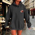 thumbnail image 5 of Kaondbfi Womens Football Embroidered Hoodie Casual Hooded Sweatshirt Long Sleeve Pullover Tops for Football Fans Fall Essentials Clothes, 5 of 7