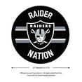 thumbnail image 2 of Las Vegas Raiders 15" Round LED Lit Wall Sign, 2 of 5
