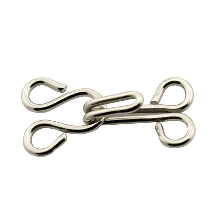 50Pcs Sewing Hooks and Eyes Closure for Bra Clothing Trousers Skirt Sewing  DIY Craft 