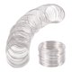 thumbnail image 1 of Alambre de plata con memoria de 500 bucles para abalorios, pulseras y brazaletes, ideal para la creación de bisutería DIY (calibre 23, 0,6 mm)., 1 of 9