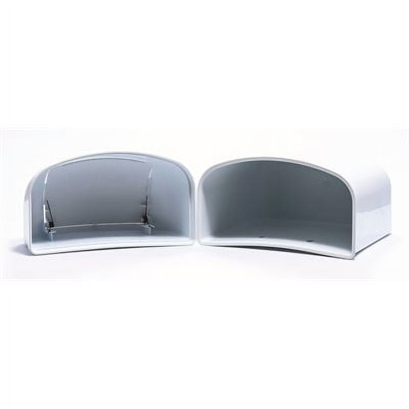 Camco RV Cabinet Mount Trashcan, 5" x 11", (43961), White