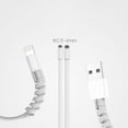 thumbnail image 3 of 4pcs Cable Protector Silicone Bobbin Winder Wire Cord Cable Organizer Cover For Iphone Cell Phone Usb Charger Cable Accessory, 3 of 6
