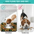 thumbnail image 4 of Sunflower Print Pet Feeding Mat, Durable Waterproof Absorbent Non-Slip Dog Food Mat Quick Dry, 4 of 7