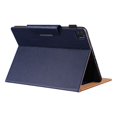 thumbnail image 6 of SaniMore for iPad Pro 11 2024 Case, Premium PU Leather Business Skin [Auto Sleep/Wake] [Pen Holder] Shockproof Kickstand Wallet Case with Cash/Card Slots for New iPad Pro 11 2024, Blue, 6 of 11