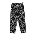 thumbnail image 4 of Daiia Skeletons Dancing Women's Sleep Pant with Pockets and Drawstring,Pajama Pants-Large, 4 of 9