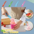 thumbnail image 1 of Openpig Colorful and Fun Ice Cream Scoops, 4 Snow Scoops with Triggers, Pop-up Type, Can Be Suspended By Rope, Suitable for Commercial, Kitchen, School, Family Parties, 1 of 9