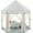 07 Celadon Tent with Little Star Lights, variant on Princess Tent Girls Large Playhouse Kids Castle Play Tent with Star Lights Gift Toy for Children Indoor and Outdoor Games, 55'' x 53'' (DxH) (Grey)