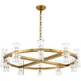 thumbnail image 6 of Urban Classic Chateau 20 light Burnished Brass Pendant, 6 of 7