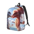 thumbnail image 2 of Yiaed Red And White Bird Couple Print Backpack, Premium Laptop Backpack, Travel Backpack for Women, Lightweight Backpacks, Comfortable Back Pack-Medium, 2 of 5