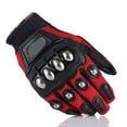 thumbnail image 3 of Outdoor Glove Steel Knuckle Motorcycle Motorbike Powersports Racing Textile Safety Gloves, 3 of 6