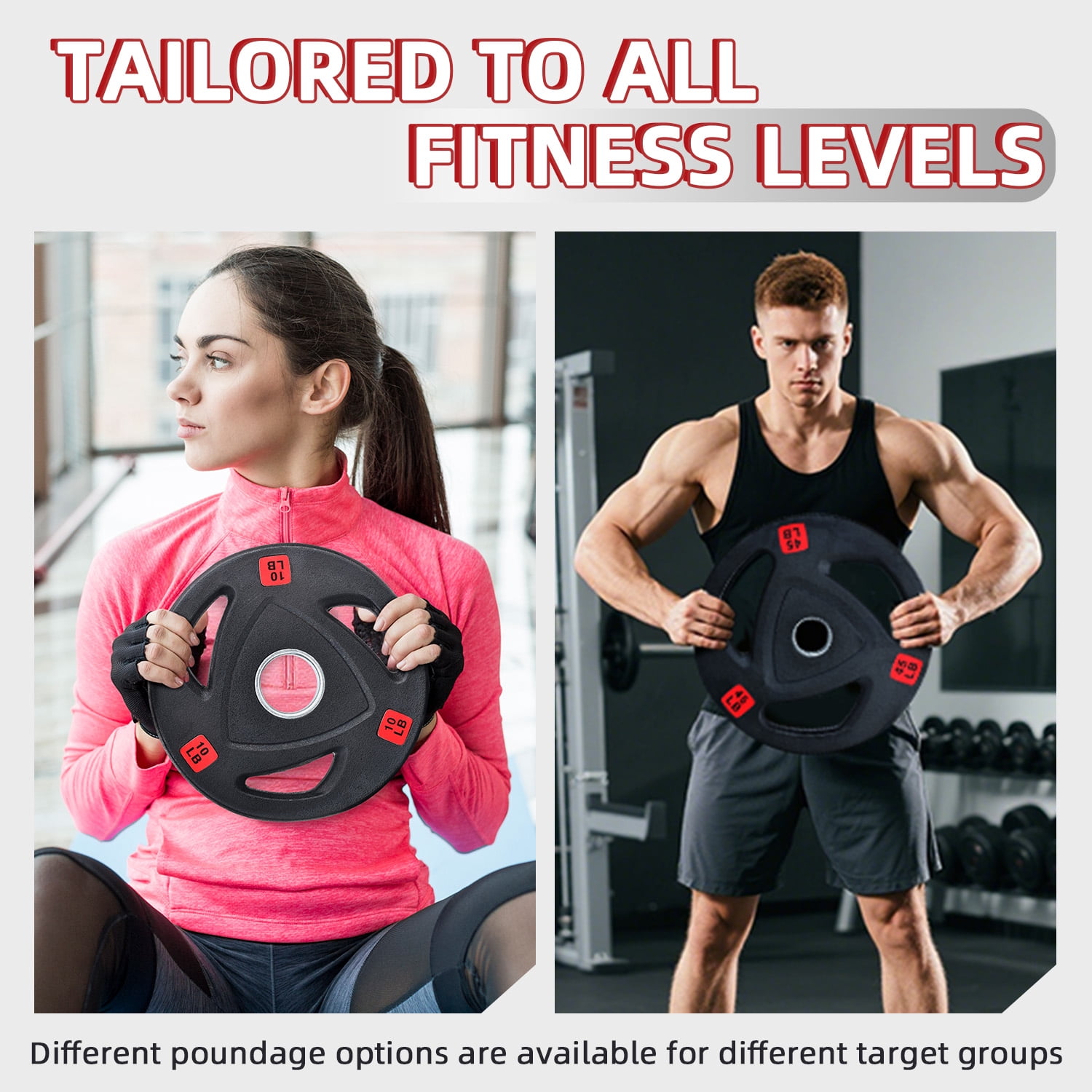 FlexWave 4FT Curl Barbell Set with Pairs of 2.5LB–45LB Rubber-Coated Weight Plates, Strength Training Set for Home Gym