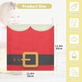 thumbnail image 2 of SKYSONIC Red Santa Belt Baby Muslin Washcloths Face Towel, 3 PCS Funny Christmas Burp Cloths Cotton Wipes Infant Wash Cloth for Newborn Boys Girls 12"x12", 2 of 7
