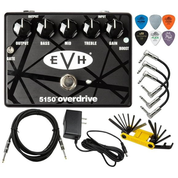 Pedal de Efectos de Guitarra Eléctrica MXR EVH5150 con Interruptor de Refuerzo y Puerta de Ruido