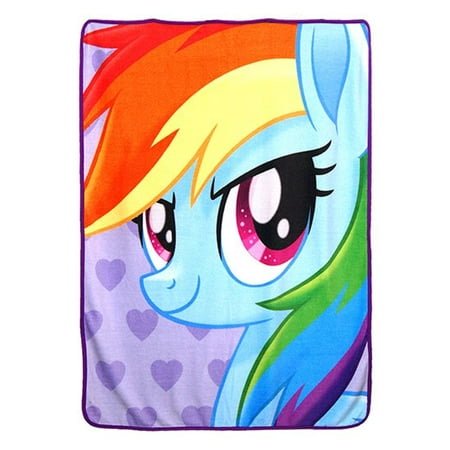 - Super Soft Throws - My Little Pony - Rainbow Dash Portrait New 45x60