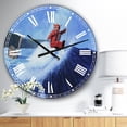 thumbnail image 2 of DesignArt Surfer Joe Large Wall Clock, 2 of 2
