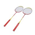 thumbnail image 1 of Badminton Racket Set, 1 Pair Badminton Racquet Set with 3 Nylon Shuttlecocks, Carrying Bag, Sports Training Entertainment, 1 of 7
