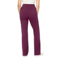 thumbnail image 2 of Woman Within Plus Size Petite Stretch-Cotton Knit Pull-On Bootcut Leggings, 2 of 5