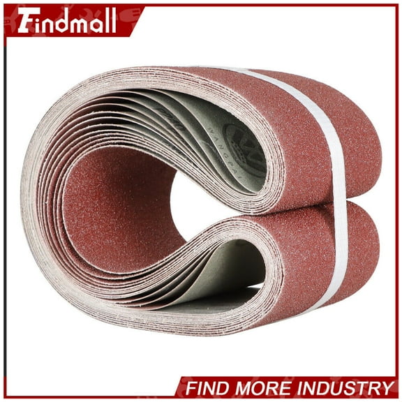 findmall 12 Pack 4" x 36" Sanding Belts 60 80 120 150 240 400 Grit Belt Sander