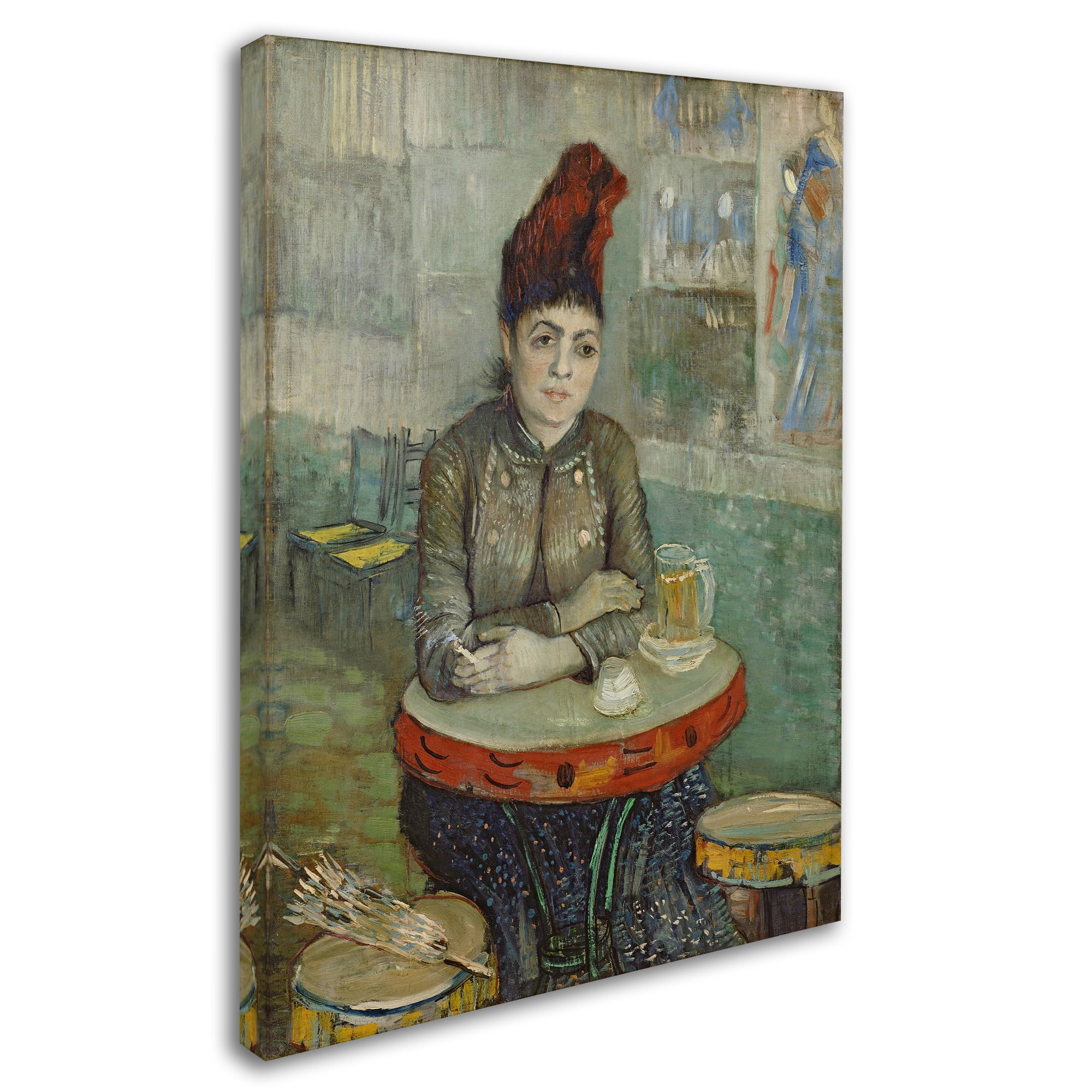 Trademark Fine Art 'Agostina Segatori' Canvas Art by Van Gogh