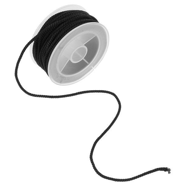 FELTECHELECTR Hilo Para Bisutería Negro De Chinlon Resistente Y Para Proyectos De Artesanía Diaria