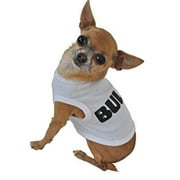 Ruff Ruff and Meow Dog Tank Top, Bully, White, Extra-Large