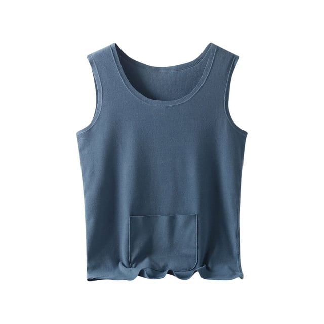 AherBiu Winter Tank Tops for Women Thermal Warm Vest Sleeveless Comfy Basic Layer Tops Solid Color