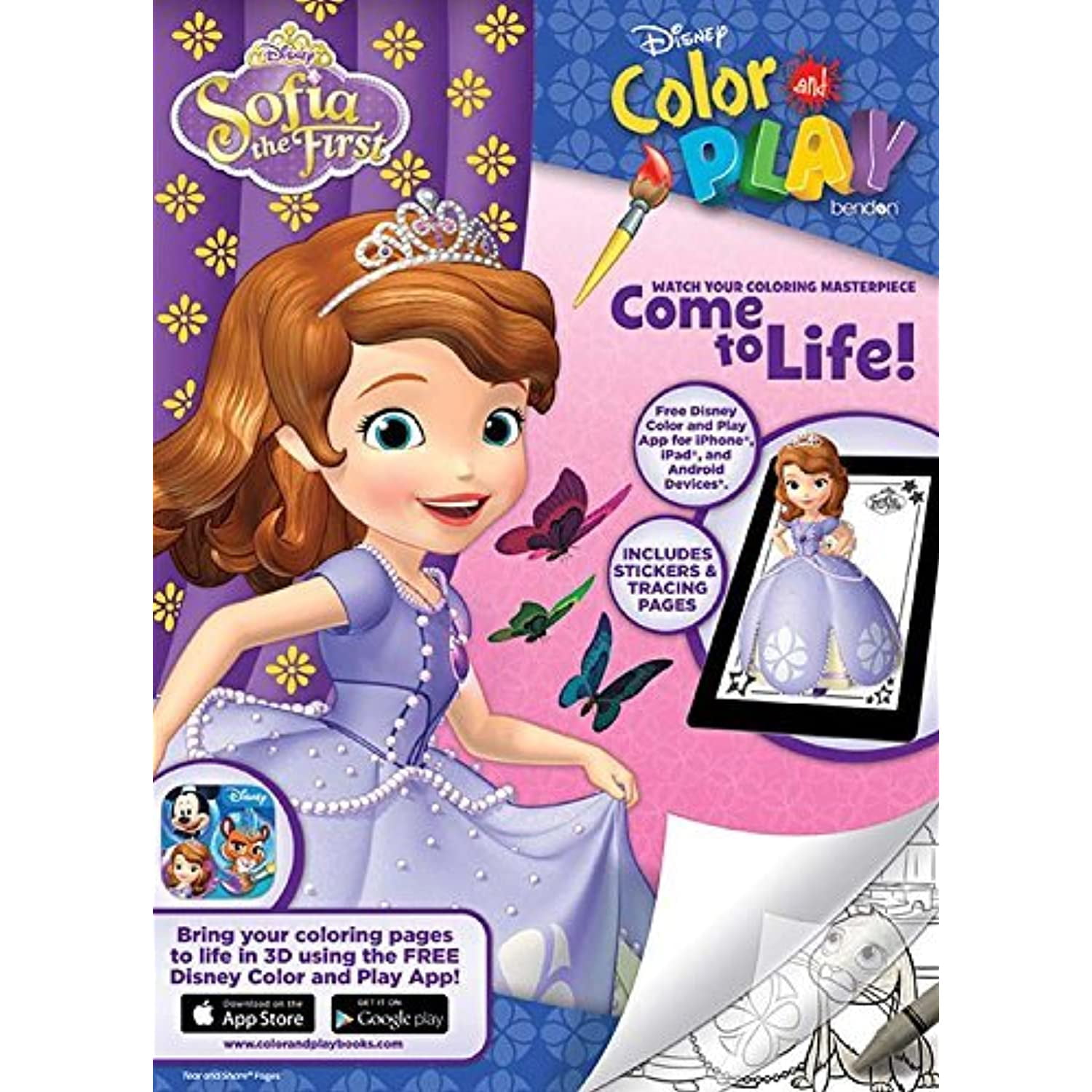 Disney Princess Sofia The First Color And Play Come To Life In 3D
