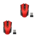 thumbnail image 3 of Sidaley Ratón óptico inalámbrico 6 teclas Accesorios para ratones de computadora para juegos Rojo Type2 NO2, 3 of 5