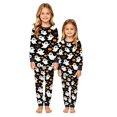 thumbnail image 2 of Fgnfyis Family Halloween Pajamas Print Loose Cozy Soft 2 Piece Set Tops Pants Loungewear Sleepwear, 2 of 4