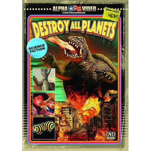 Destroy All Planets (DVD), Alpha Video, Sci-Fi & Fantasy