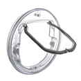 thumbnail image 1 of Puerta para mascotas con cerradura, puerta para gatos, gatera de doble apertura, puerta corredera para gatos, material PC. Transparente, 1 of 9