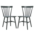 thumbnail image 3 of Safavieh Winona Traditional Wood Dining Side Chairs, Garden Green (Set of 2), 3 of 8
