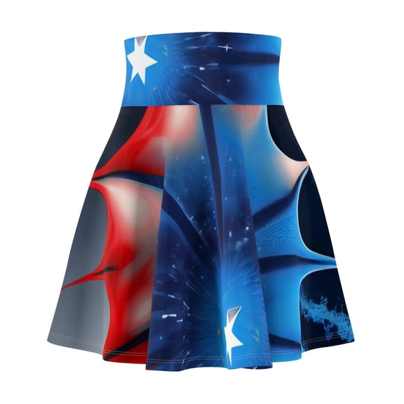 Women's Skater Skirt (AOP) July 4