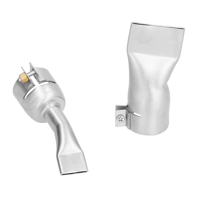 Herramientas de soldadura, 2 piezas Boquilla de soldadura de PVC ancha y plana Accesorios de soldadura resistentes al calor Diseño de última generación