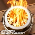 thumbnail image 2 of Chimenea de sobremesa HGD sin humo para exteriores con bolsa de transporte plateada, 2 of 9