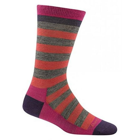 Darn Tough Good Witch Crew Light Socks - Women's Roxanne Raspberry (Best Socks For Tough Mudder)
