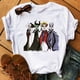 thumbnail image 4 of Camiseta de princesa de villano de Disney para mujer, camiseta gráfica de villano de dibujos animados Kawaii, camiseta Unisex, camiseta de Anime Harajuku para mujer, 4 of 5