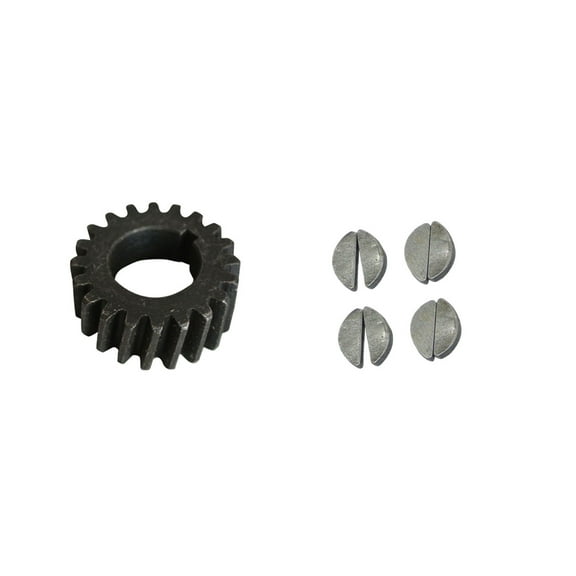 Push Bike Gear&2pcs Woodruff Key Fits 66cc 80cc 2 Stroke Engine Motorized Bike