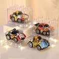thumbnail image 1 of (4pcs) Children's Pullback Car Mini Alloy Car Toy Car Boy Car Set Various Simulation Models Fall Resistant (Graffiti Sports Car), 1 of 4