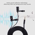 thumbnail image 2 of YLSHRF Microphone Condensateur, Microphone 3.5mm, Microphone Double Tête, pour Téléphone Intelligent, 2 of 8