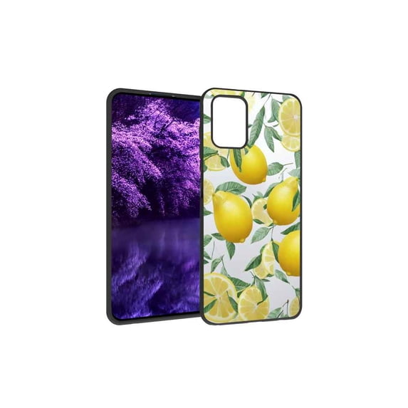 Compatible with Moto G Stylus 2021 Phone Case, Lemon-Fruits Case Men Women, Flexible Silicone Shockproof Case for Moto G Stylus 2021