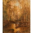 thumbnail image 2 of McEntee, Jervis 15x17 Gold Ornate Wood Framed with Double Matting Museum Art Print Titled - Autumn in the Catskills, 2 of 4