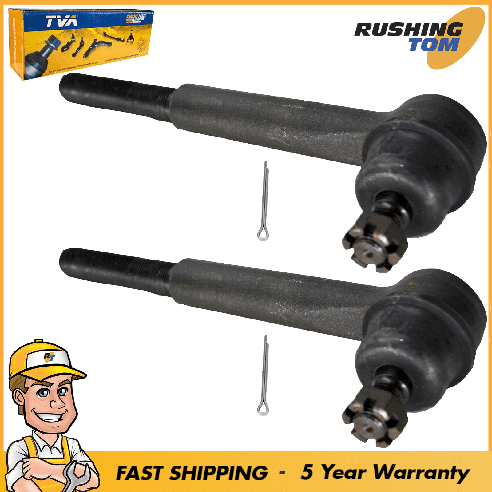 2 Front Outer Tie Rod End Fits 20052008 2009 2010 Chrysler 300 ES3571